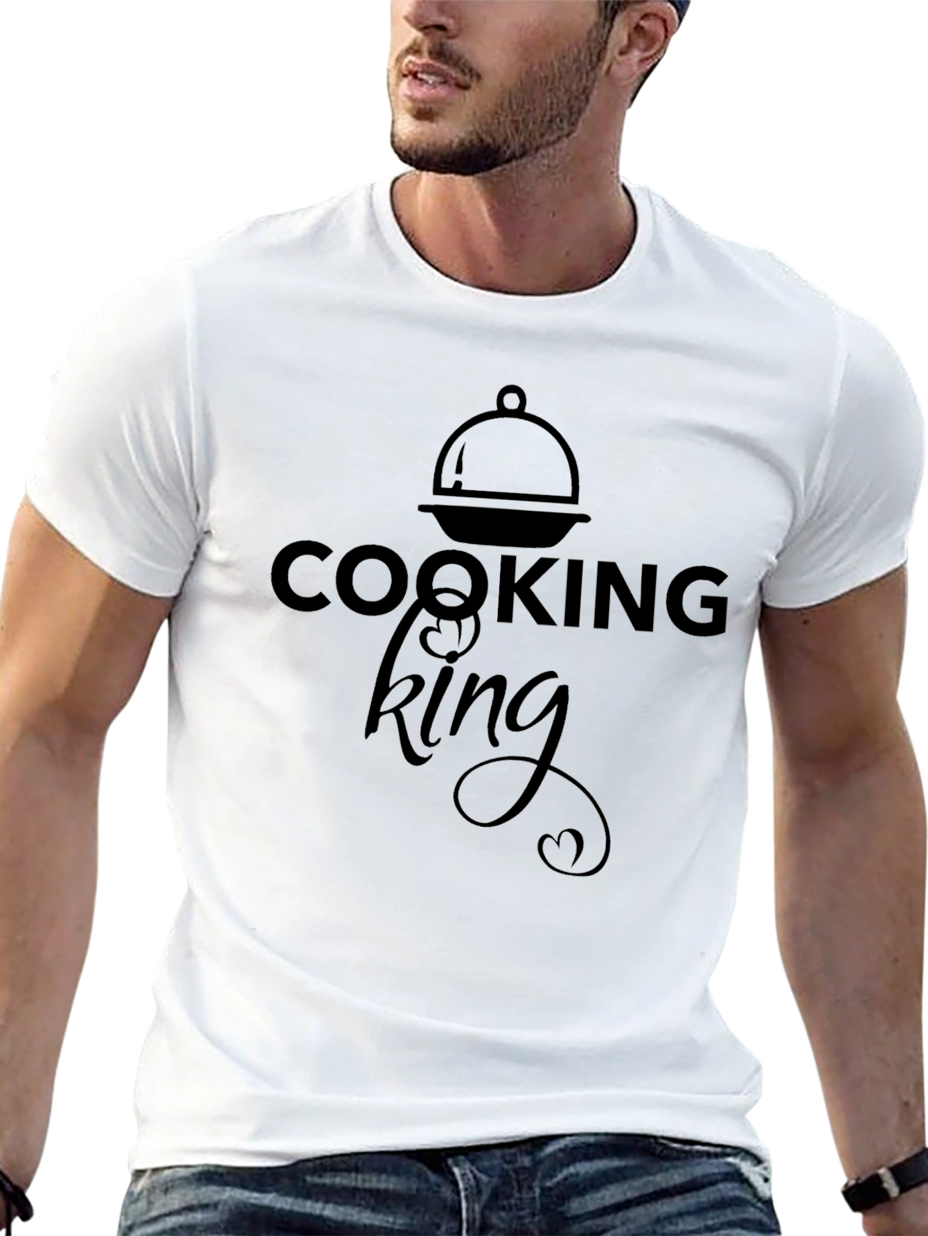 Cooking King Black T-Shirt
