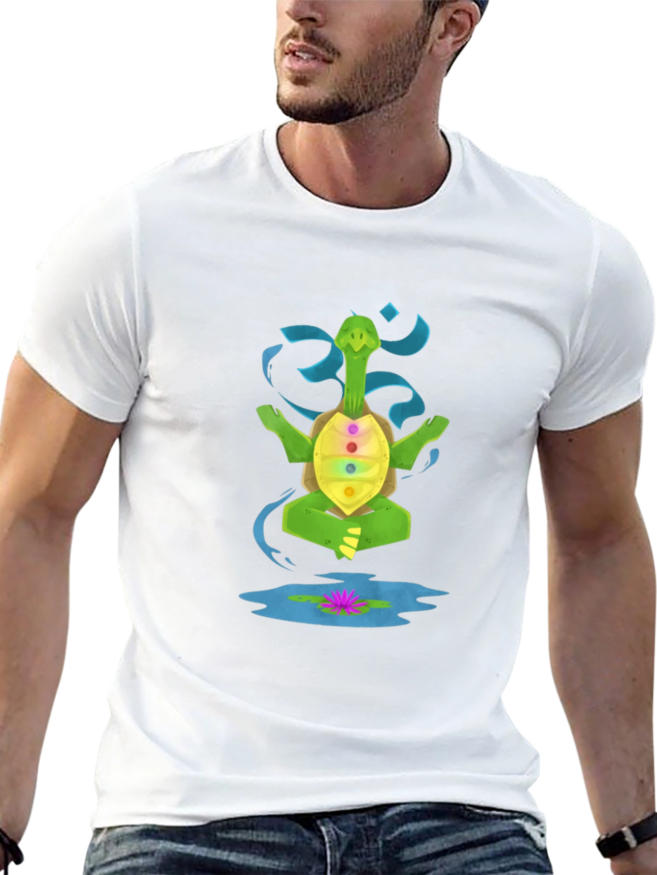 Meditating Turtle Chakra T-Shirt