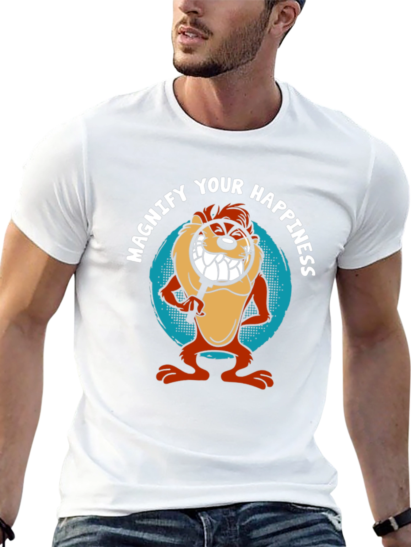 Magnify Your Happiness Taz T-Shirt