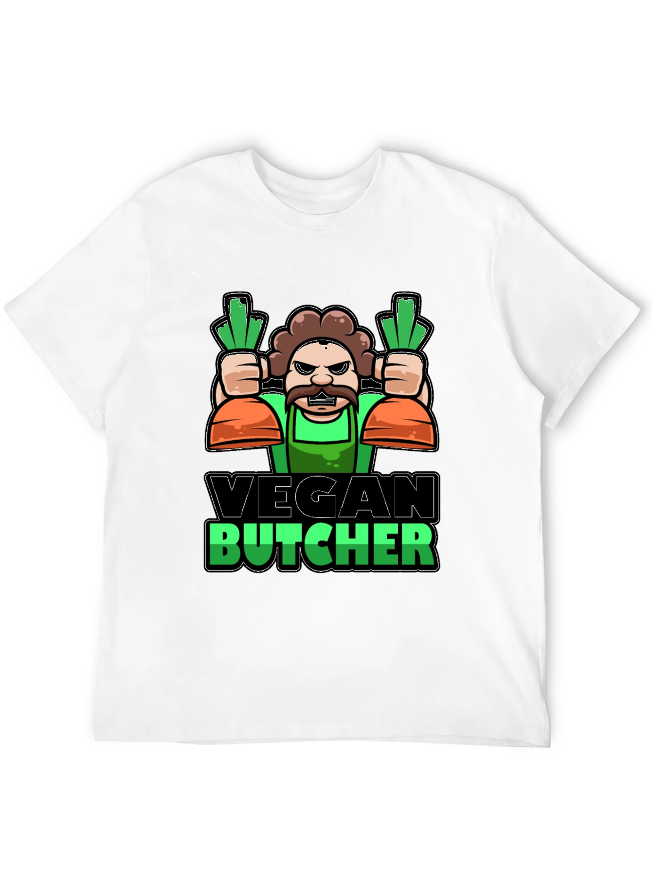 Vegan Butcher T-Shirt - Funny Graphic Tee
