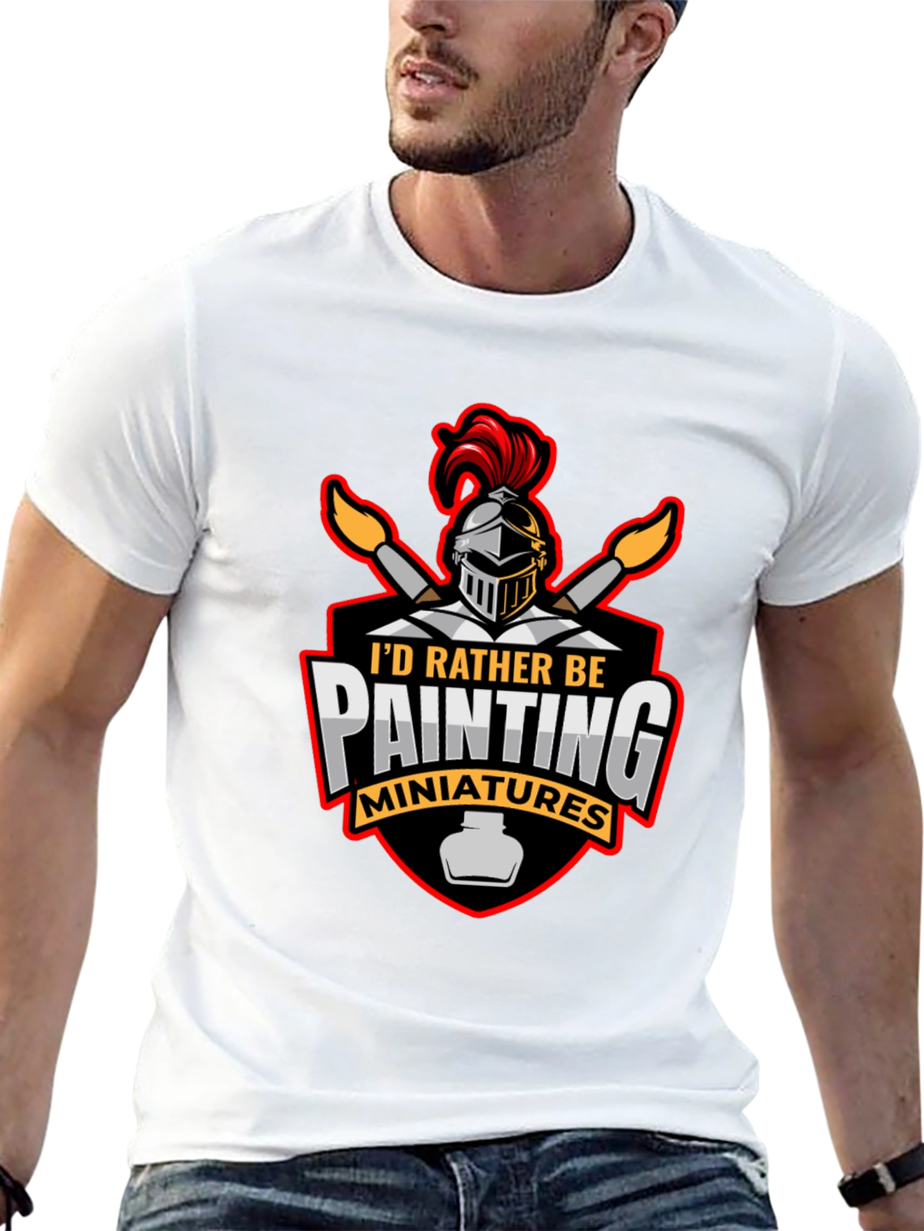 Miniature Painting Hobbyist T-Shirt - Black