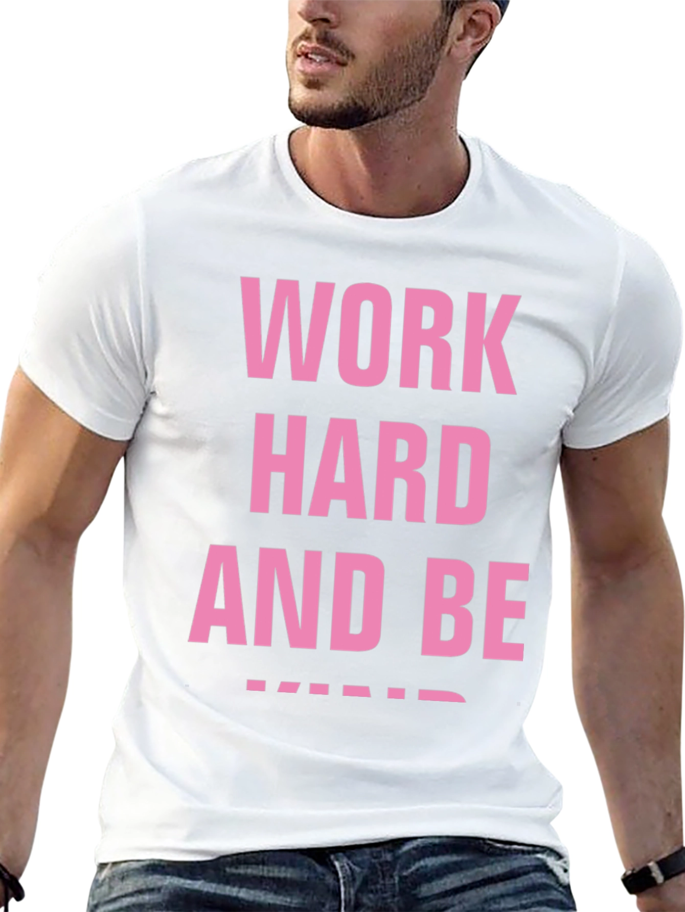 Work Hard And Be Kind Black T-Shirt