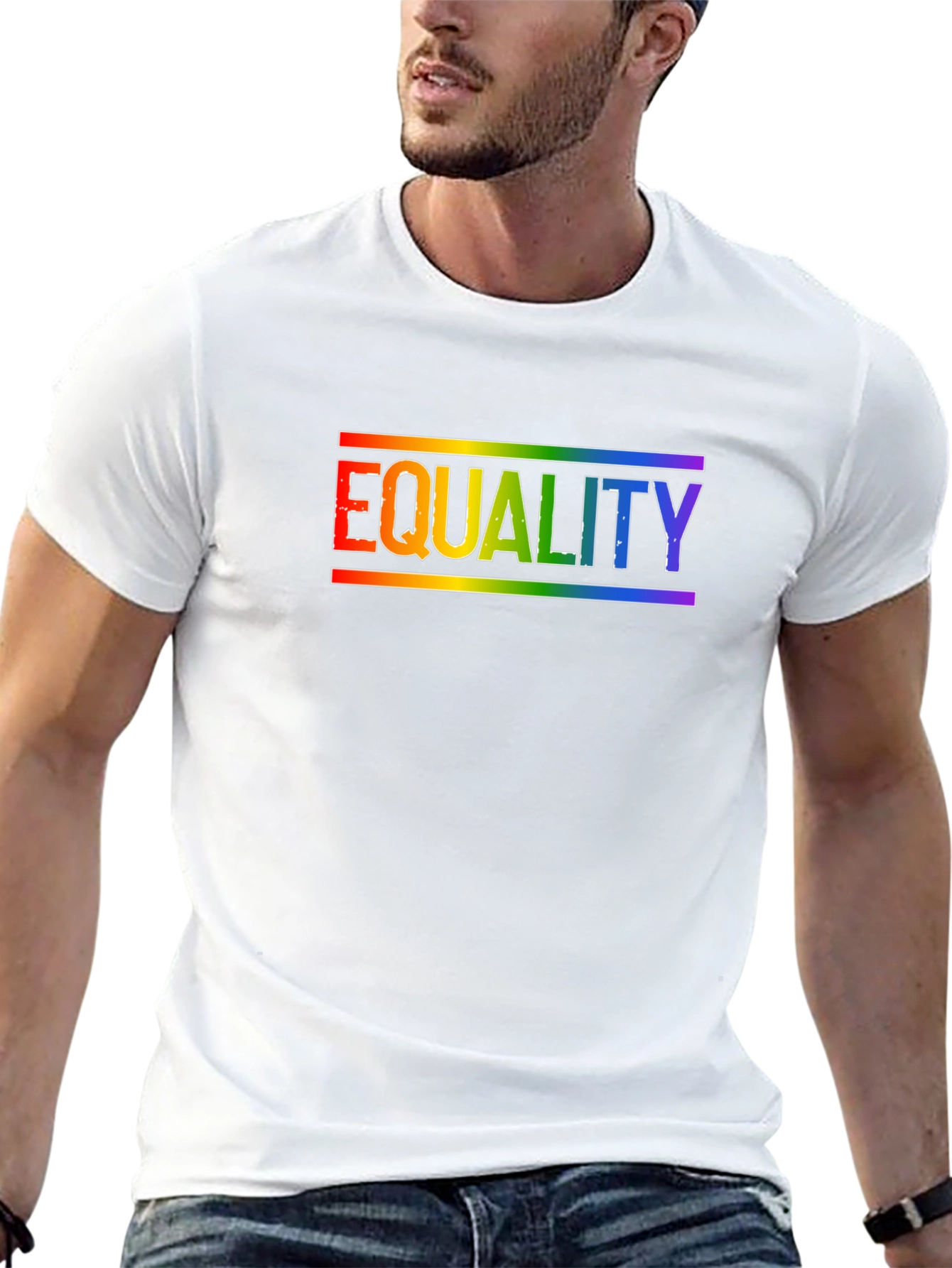 Equality Rainbow Graphic T-Shirt