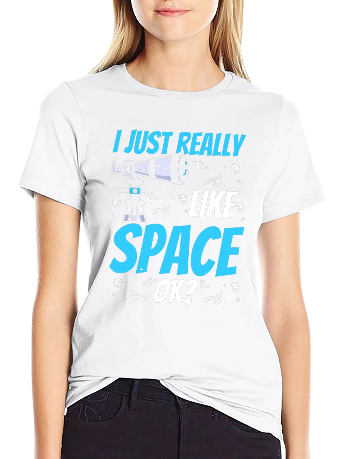 I Just Really Like Space OK? Graphic T-Shirt