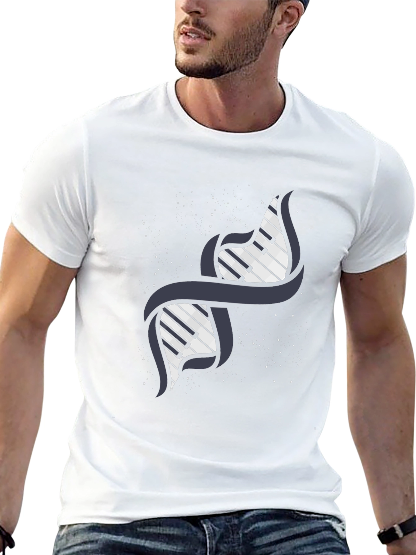 Piano DNA Graphic T-Shirt