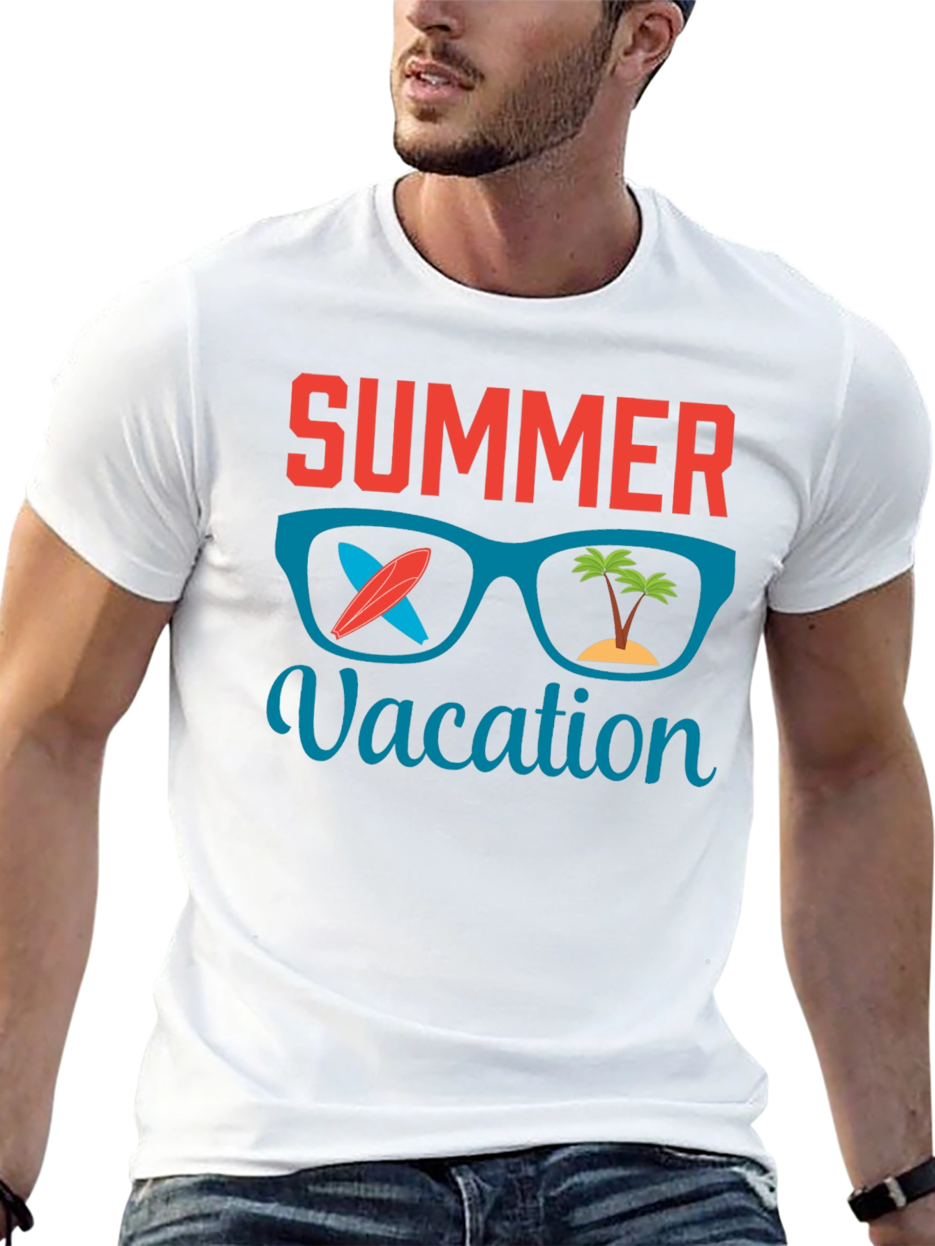 Summer Vacation Graphic T-Shirt