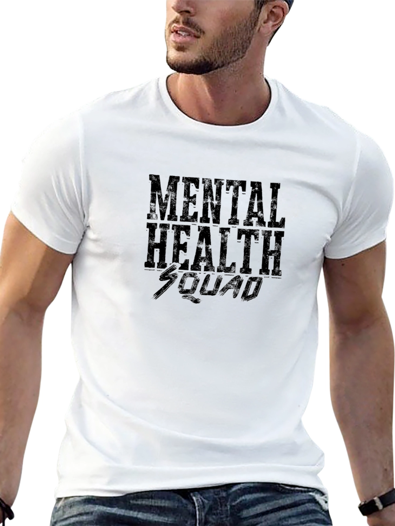 Mental Health Squad Graphic T-Shirt - Black