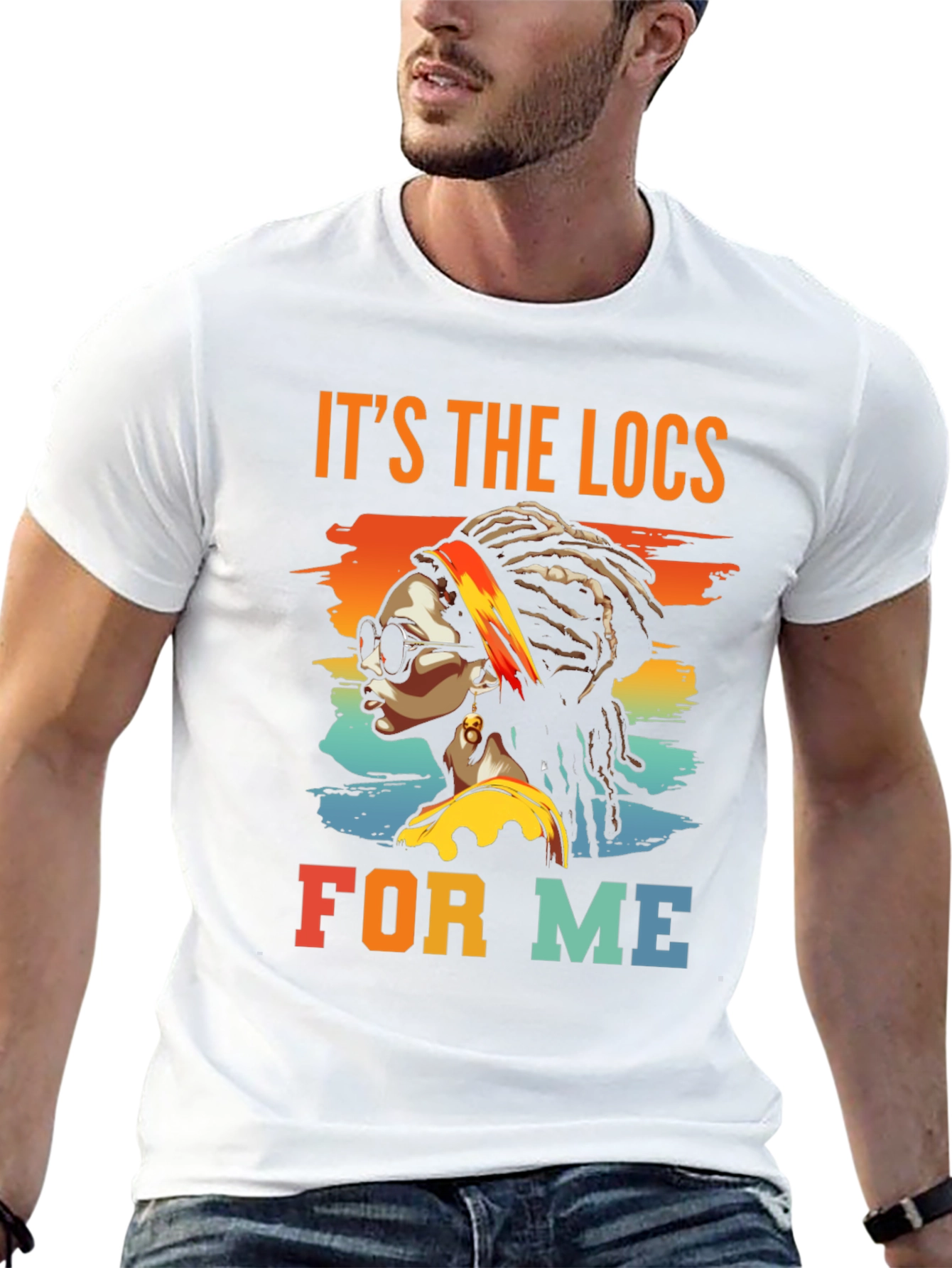 Retro Locs T-Shirt - Stylish Unisex Tee