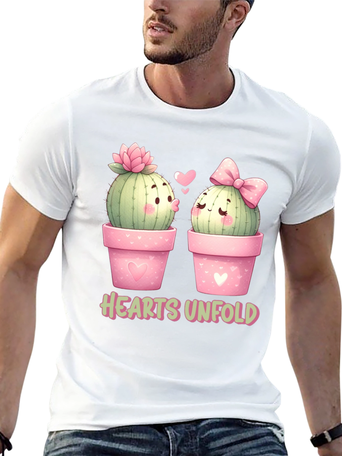 Hearts Unfold Cactus T-Shirt