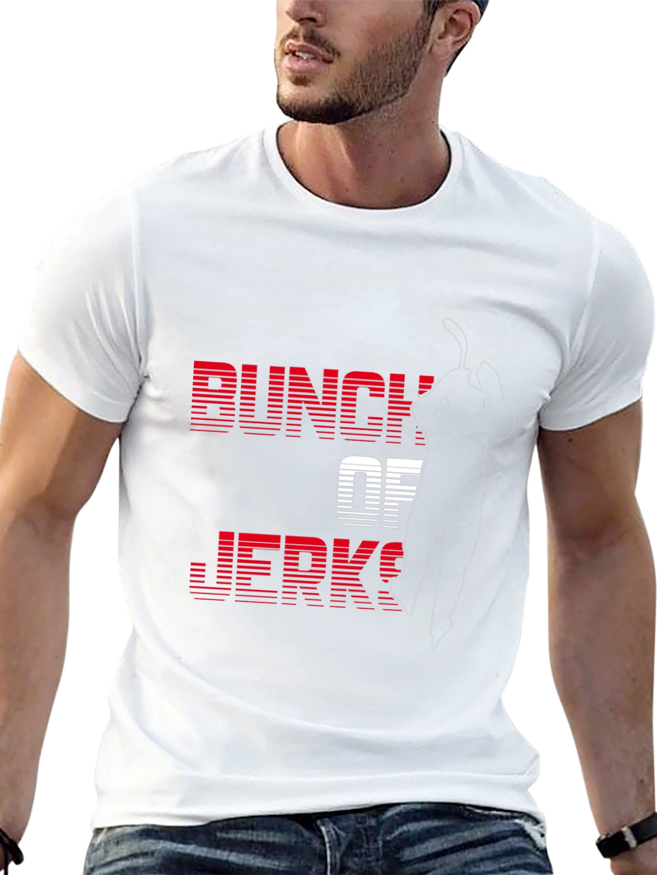 Bunch of Jerks Hockey Fan T-Shirt