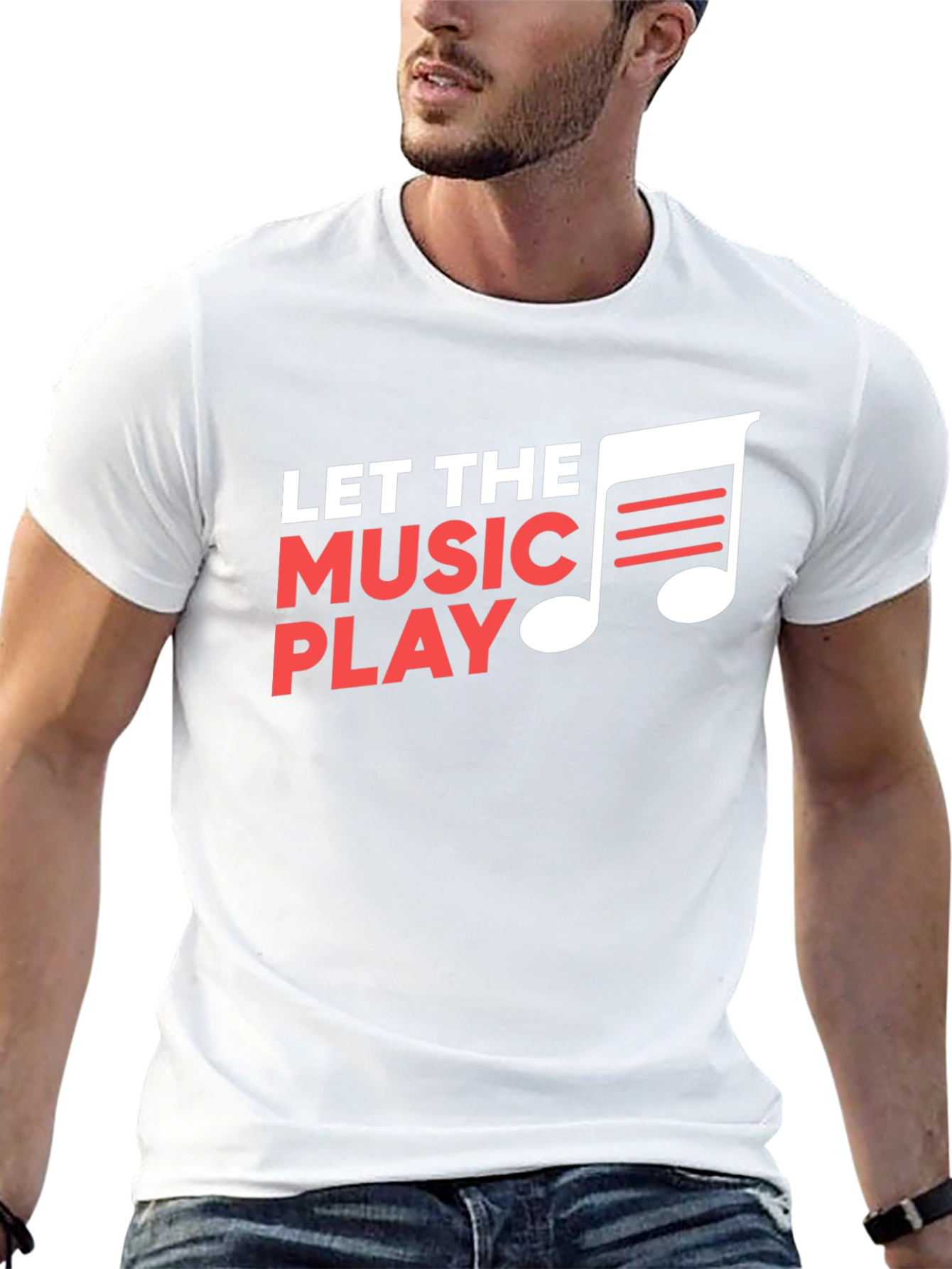 Let The Music Play Graphic Tee