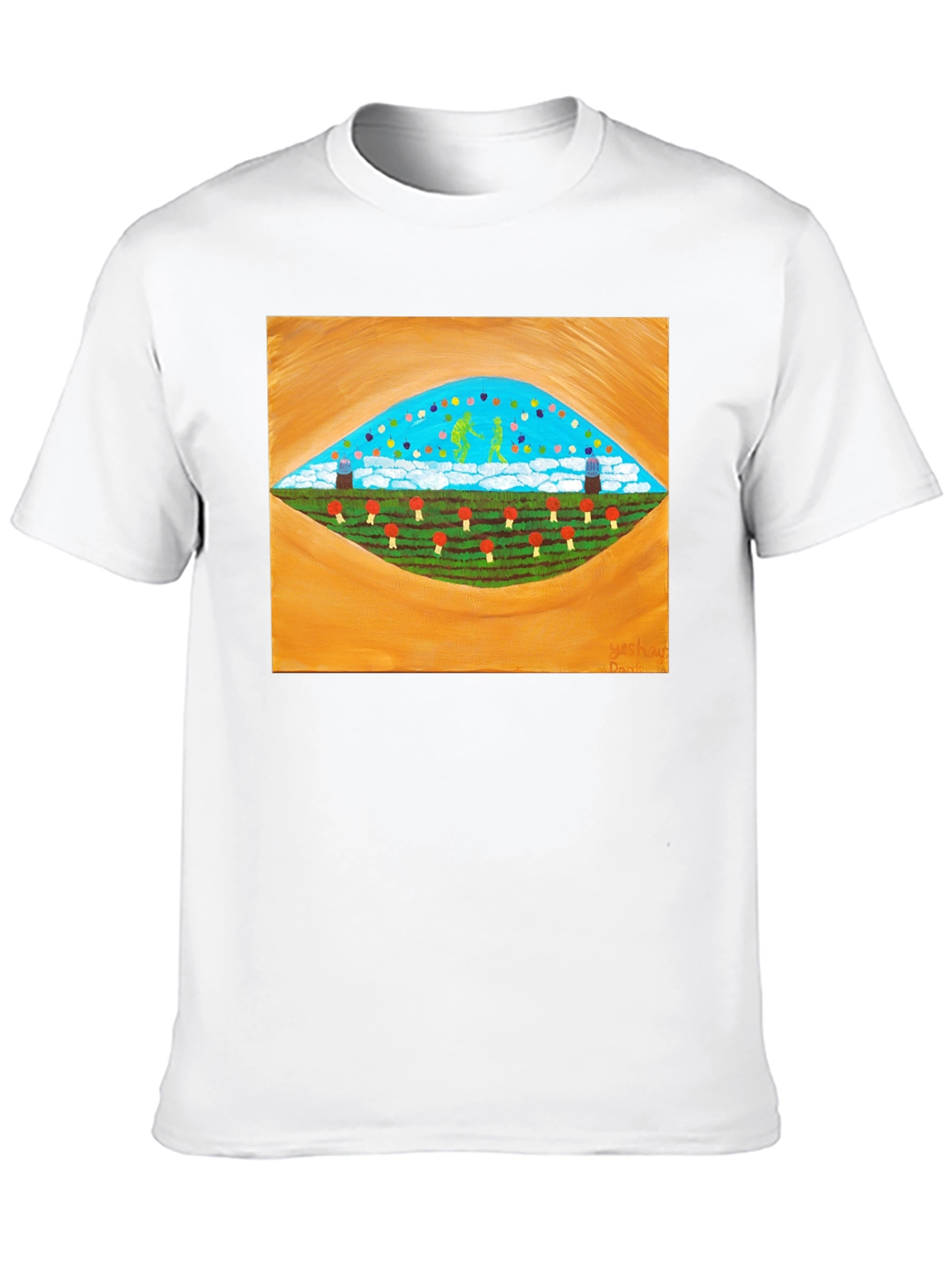 Surreal Landscape Graphic Tee - Stylish Comfort