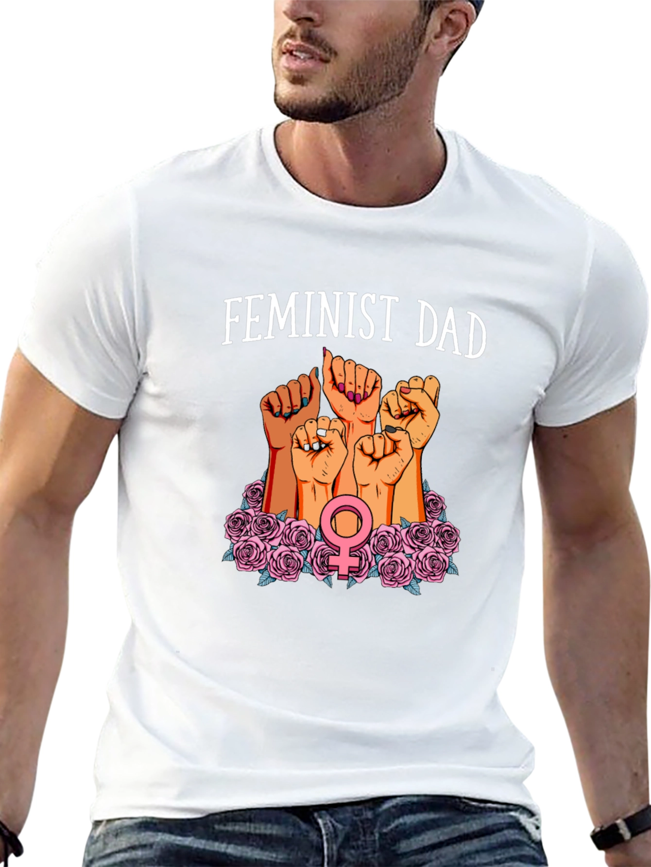 Feminist Dad T-Shirt - Empowering Message