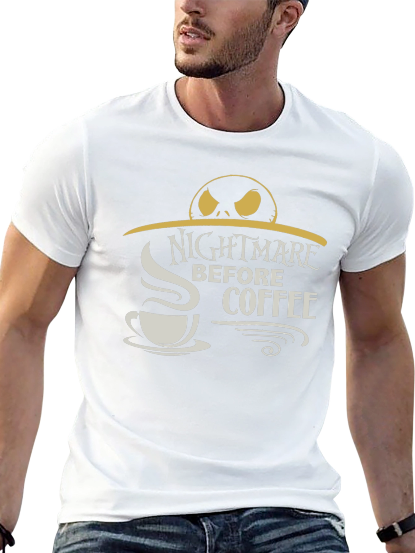 Nightmare Before Coffee Graphic T-Shirt