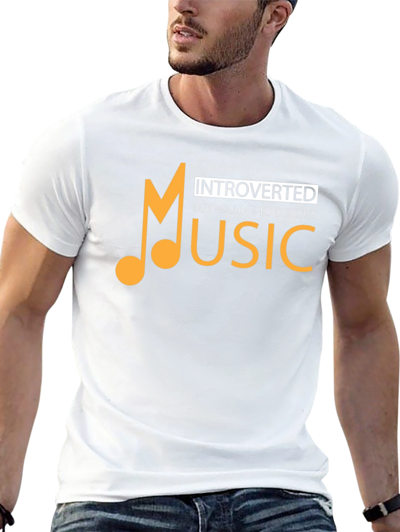 Introverted Music Lover T-Shirt - Discuss Music!