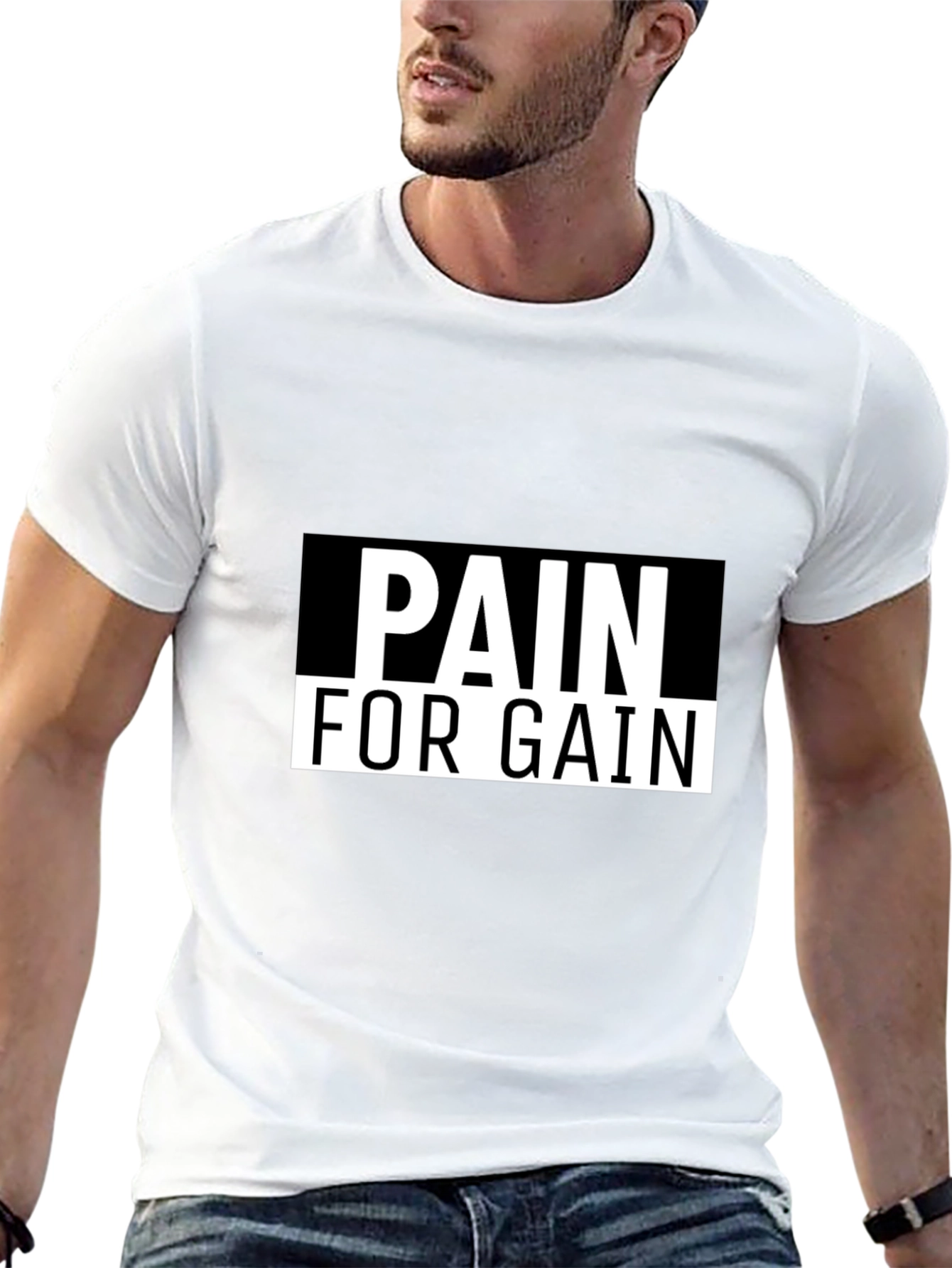 Pain For Gain Black T-Shirt