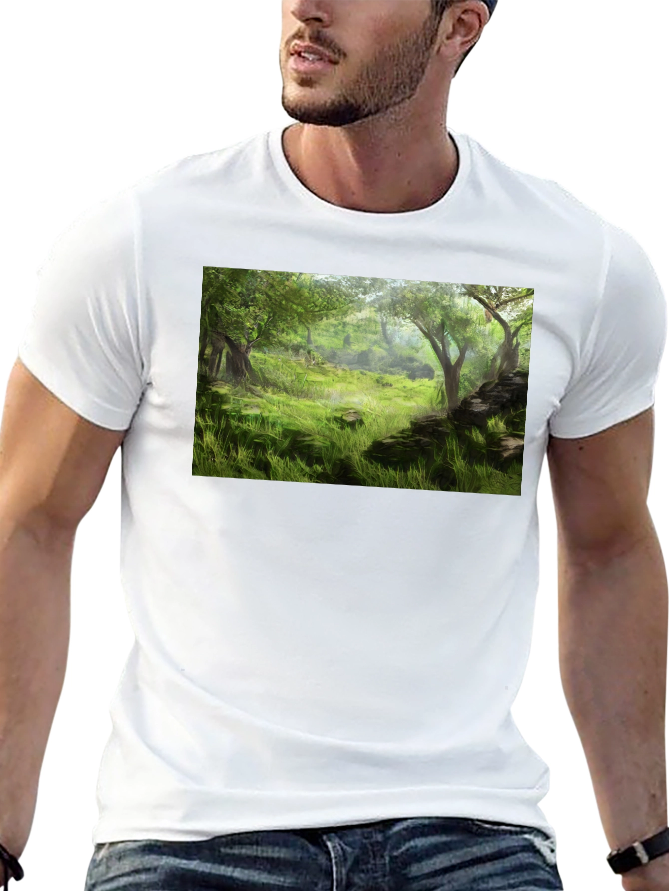 Enchanted Forest Graphic Tee - Nature Lovers T-Shirt