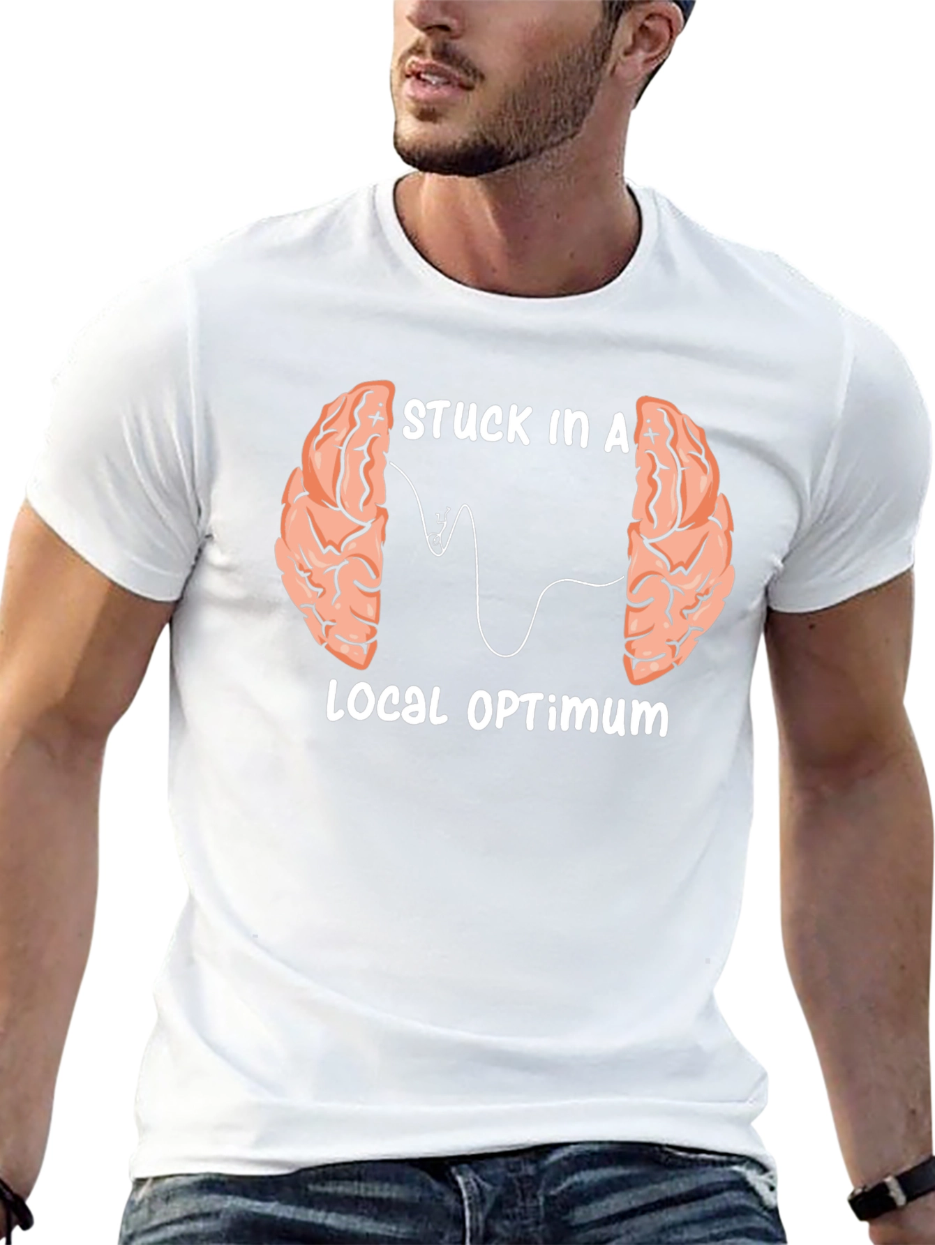 Stuck in a Local Optimum T-Shirt