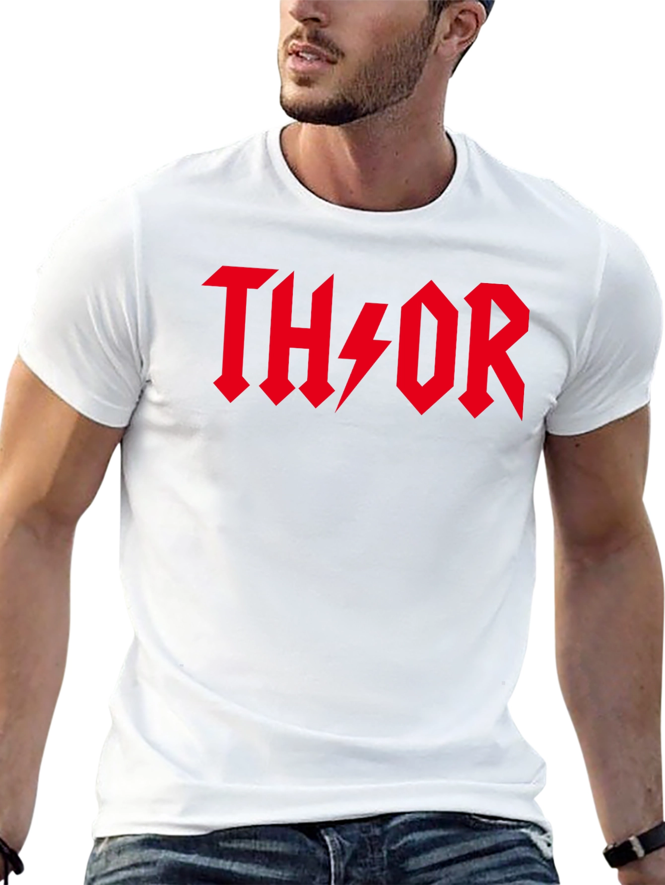 Thor Black T-Shirt - Rock Style Logo
