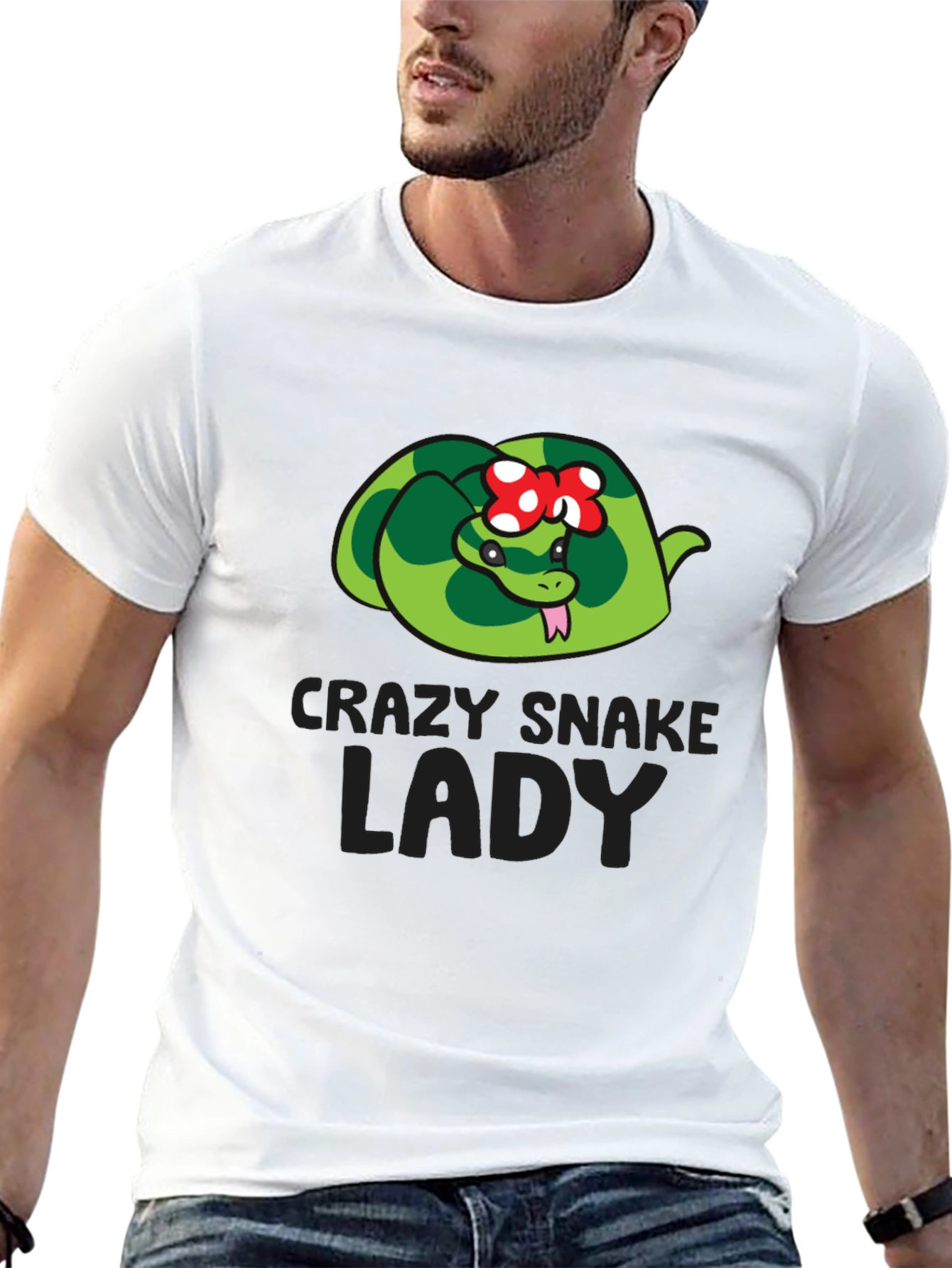 Crazy Snake Lady T-Shirt - Reptile Lover Tee