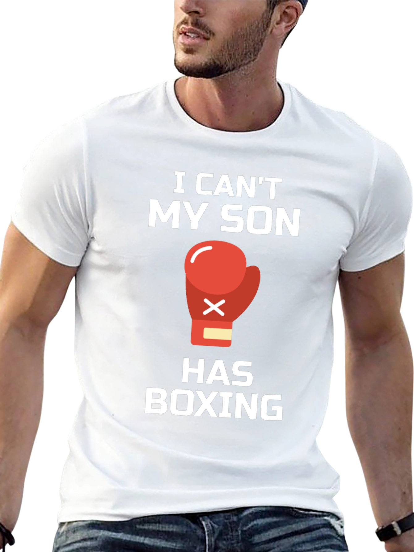 I Cant My Son Has Boxing T-Shirt