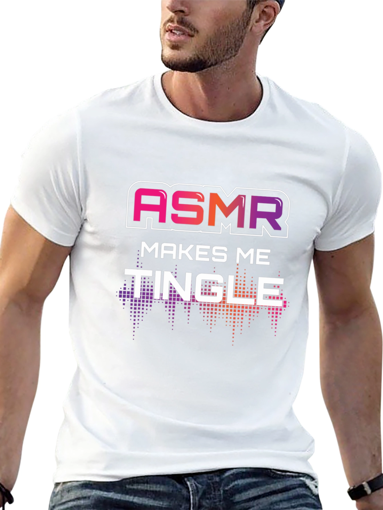 ASMR Makes Me Tingle Graphic T-Shirt