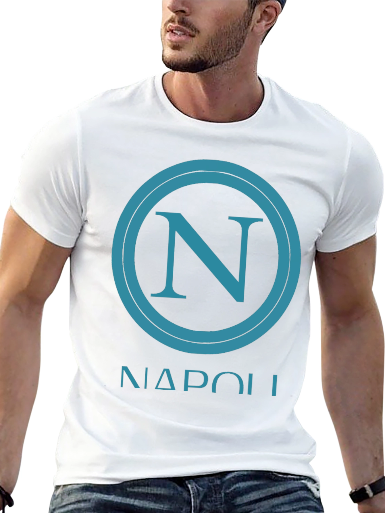 Napoli Graphic Tee - Casual Black T-Shirt