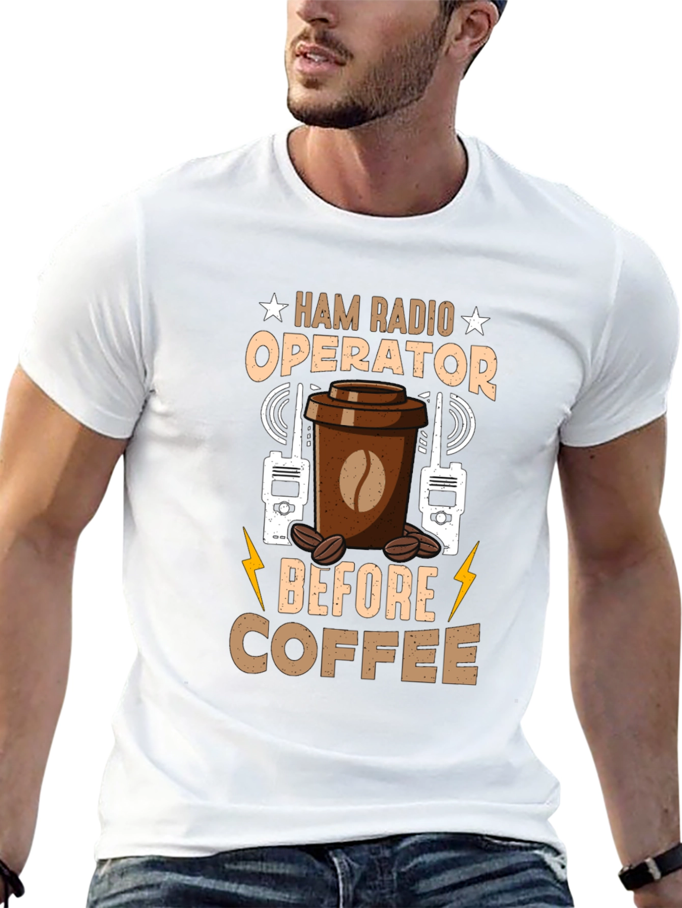 Ham Radio Operator Coffee T-Shirt