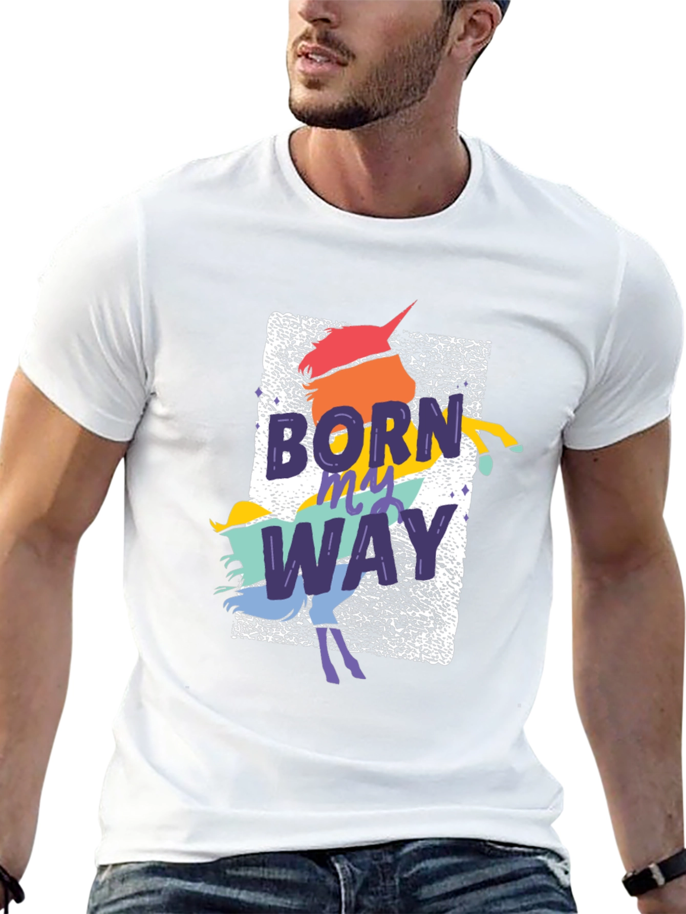 Born This Way Unicorn T-Shirt
