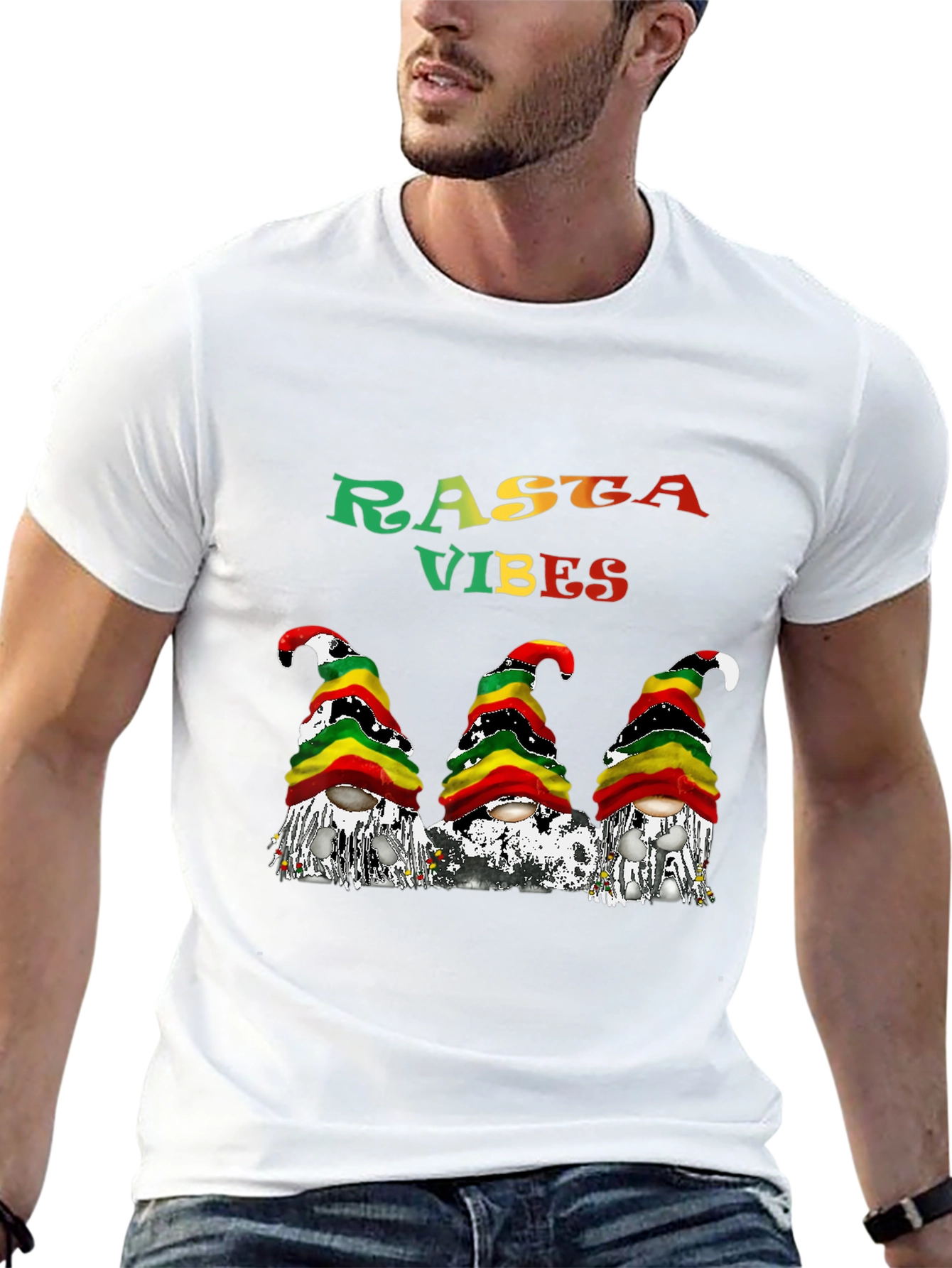 Rasta Vibes Gnome T-Shirt