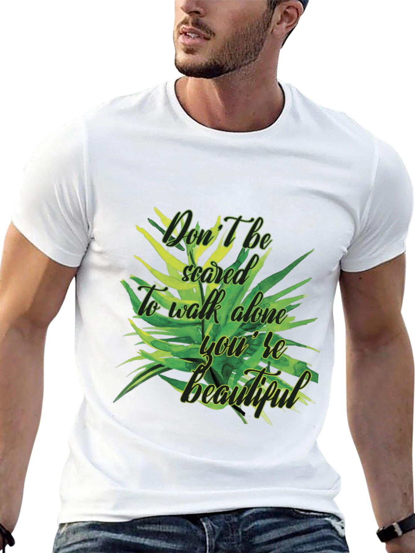 Inspirational Dont Be Scared Graphic T-Shirt