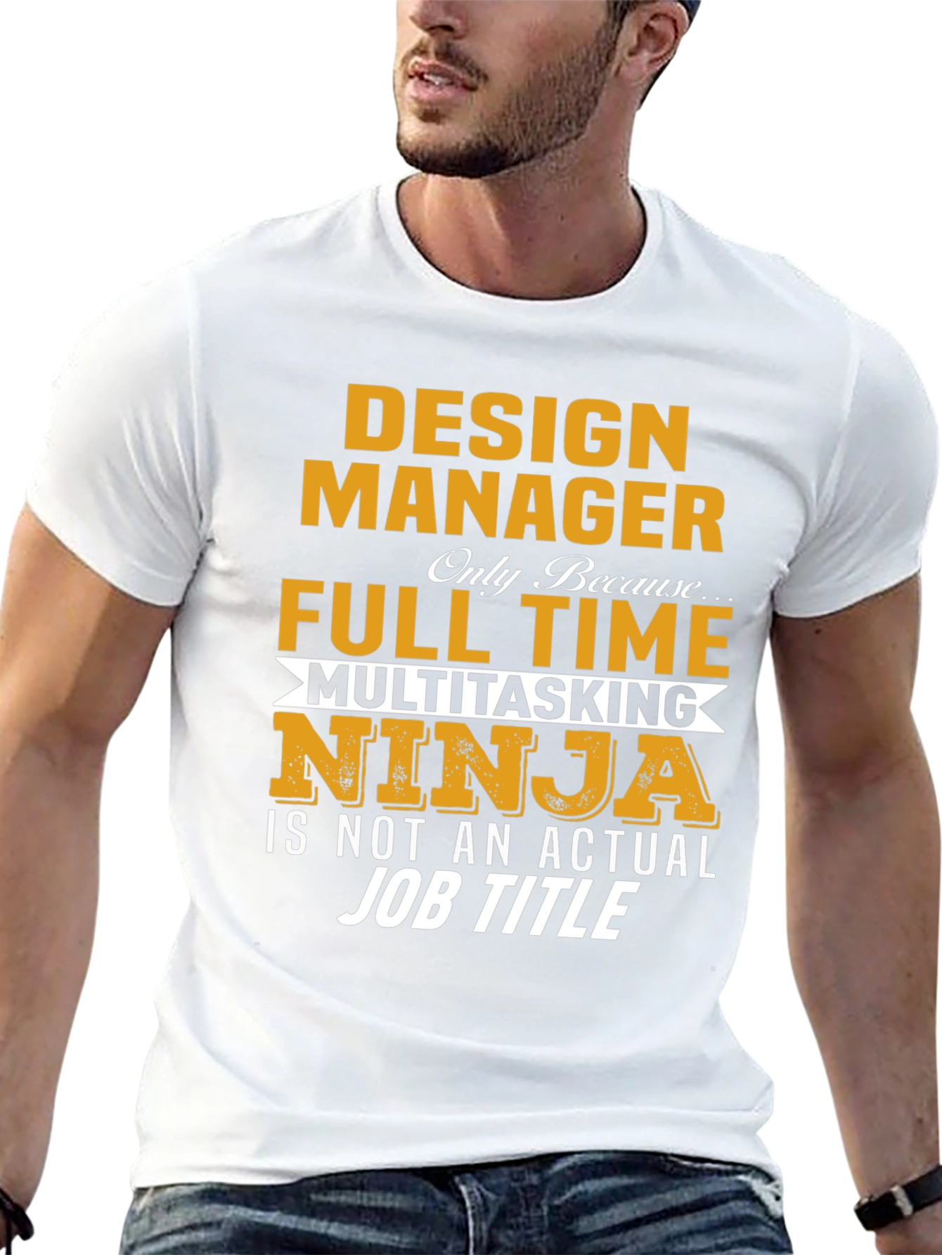 Design Manager Multitasking Ninja T-Shirt