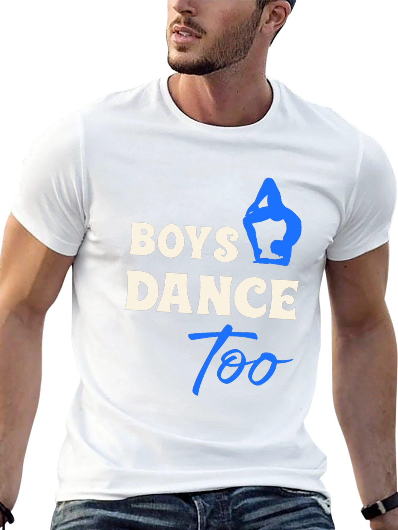 Boys Dance Too Black T-Shirt