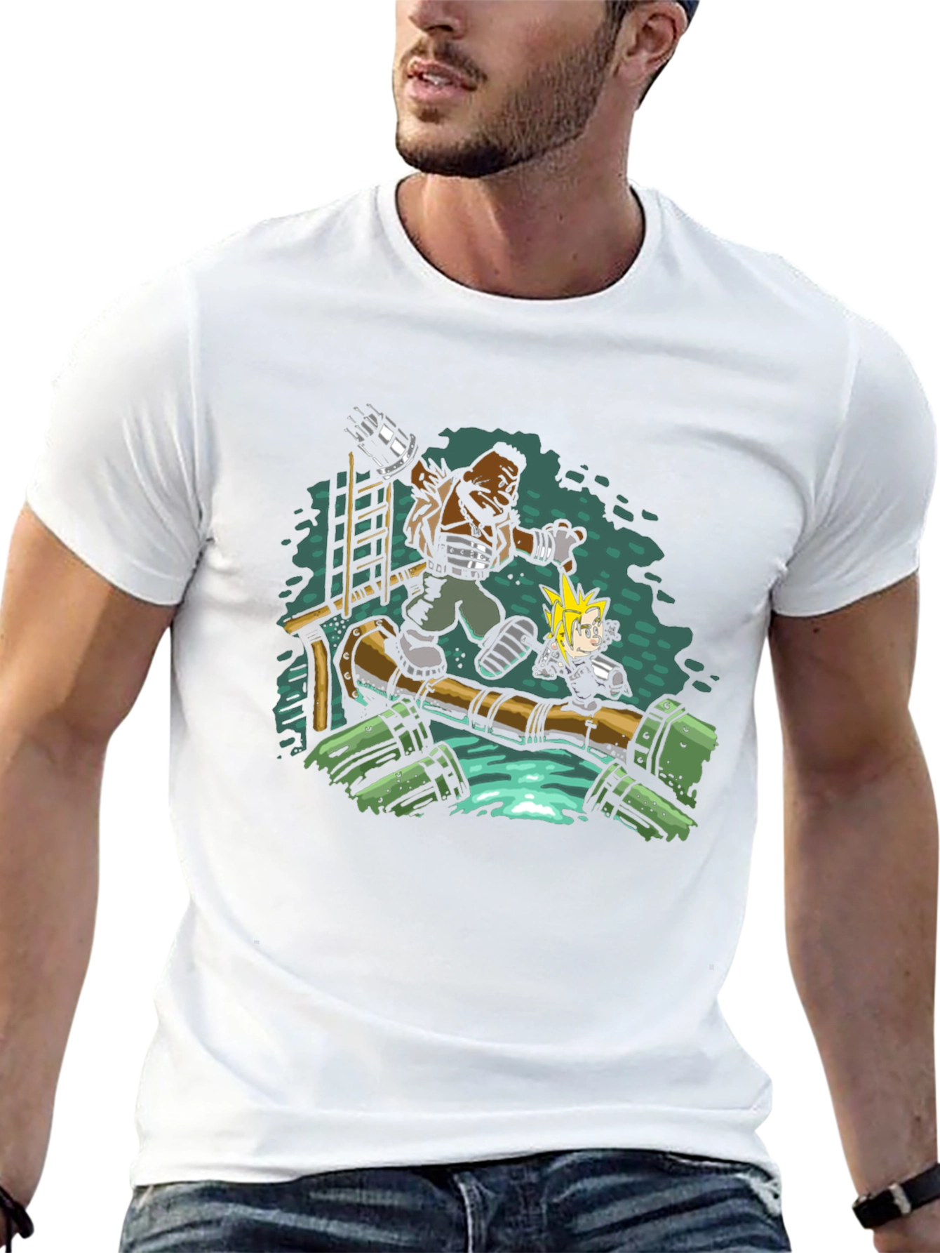 FFVII Midgar Escape T-Shirt