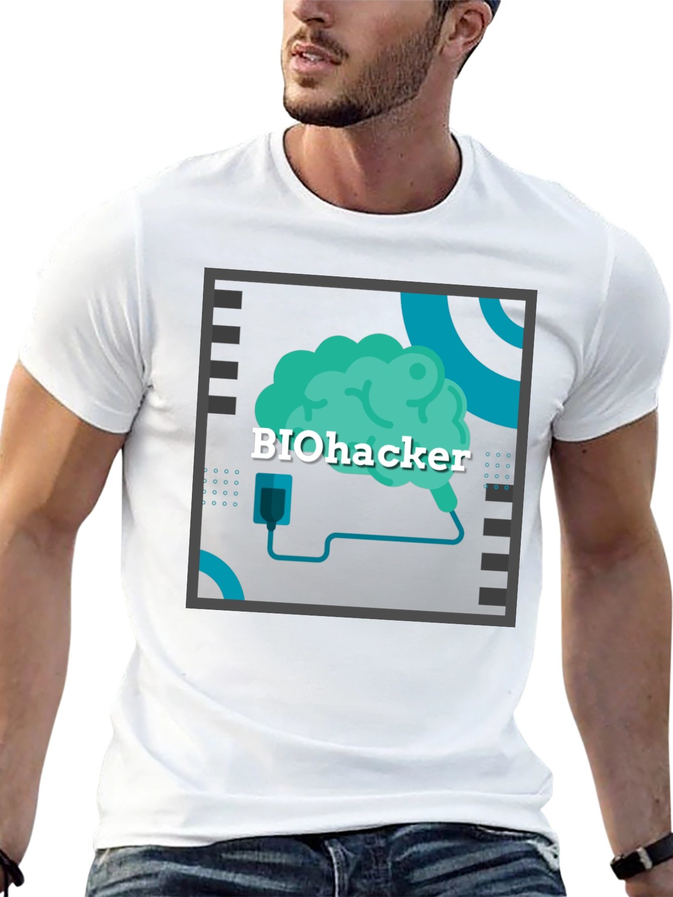 Biohacker Brain T-Shirt - Tech Inspired Apparel