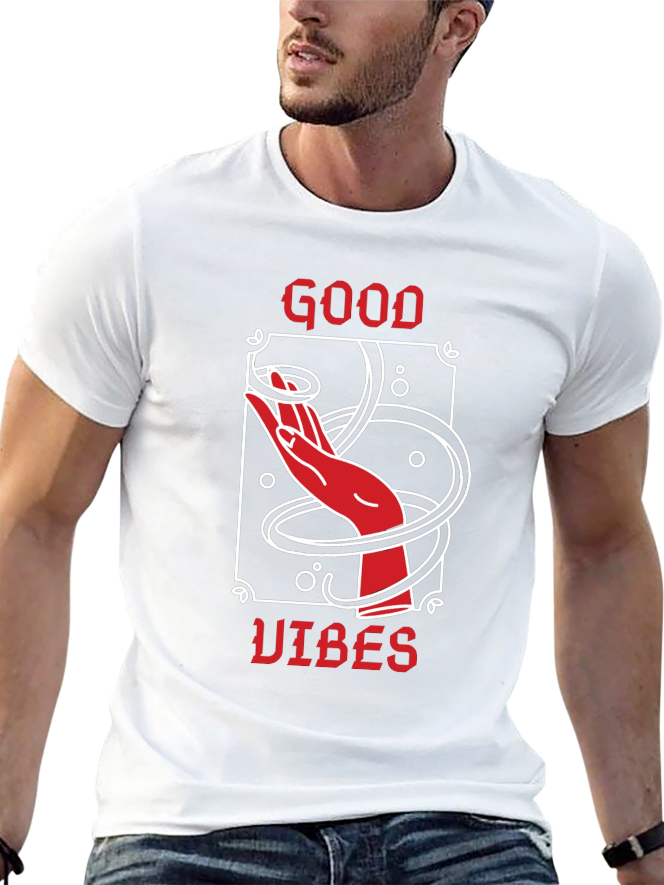 Good Vibes Graphic Tee - Black