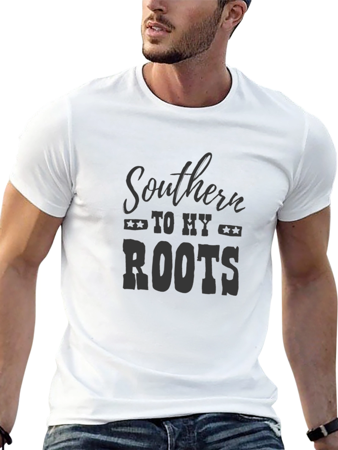 Southern to My Roots Graphic Tee - Black T-Shirt