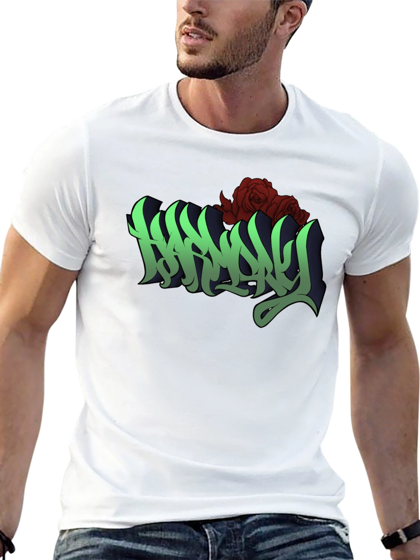 Harmony Roses Graphic T-Shirt