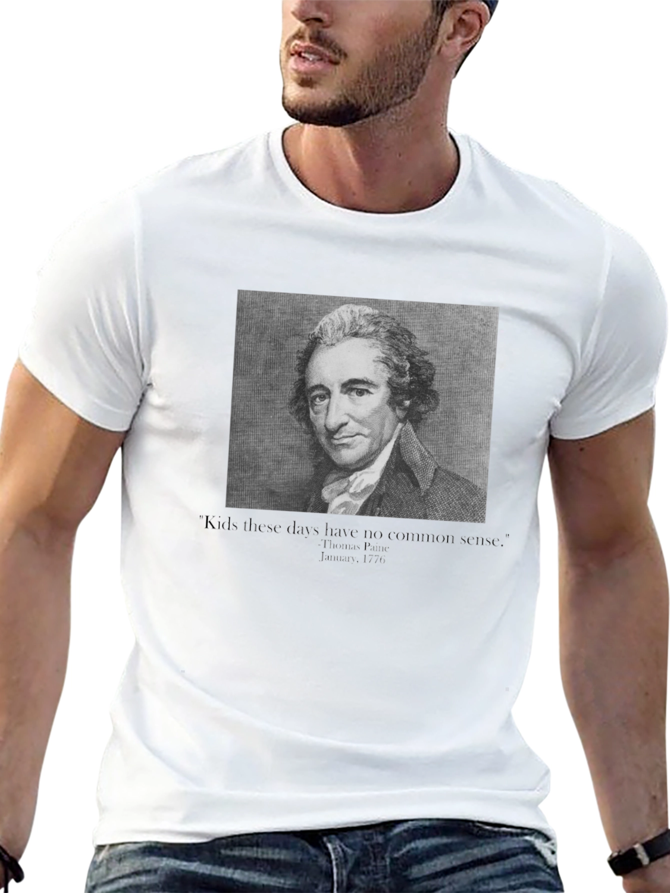 Thomas Paine Quote Graphic Tee