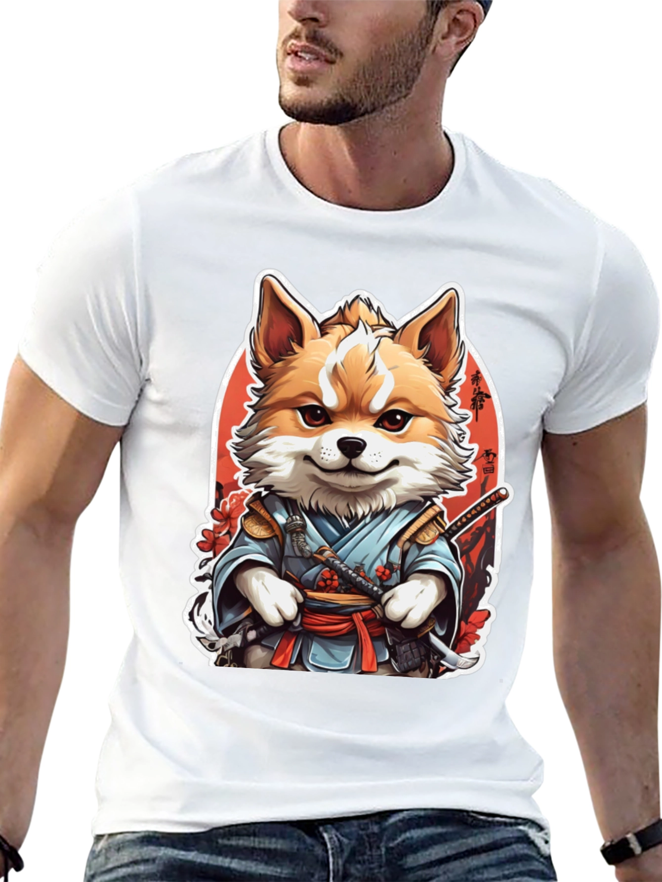 Samurai Fox Graphic Tee