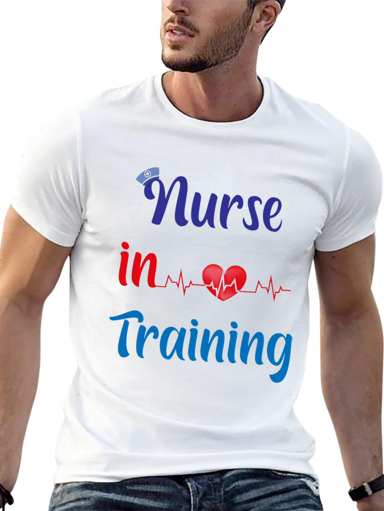 Nurse in Training Graphic Tee - Soft Cotton Blend