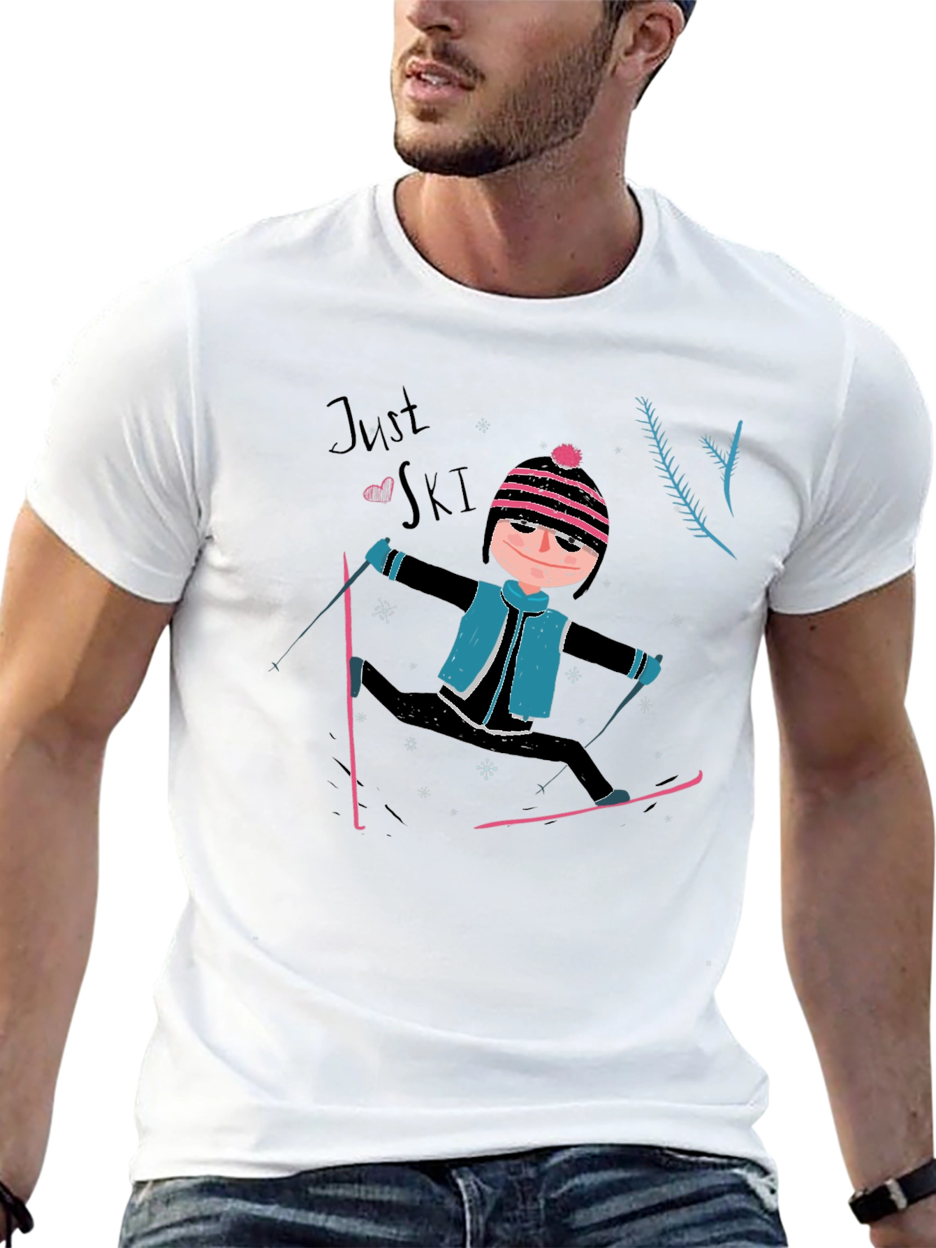 Just Ski Graphic Tee