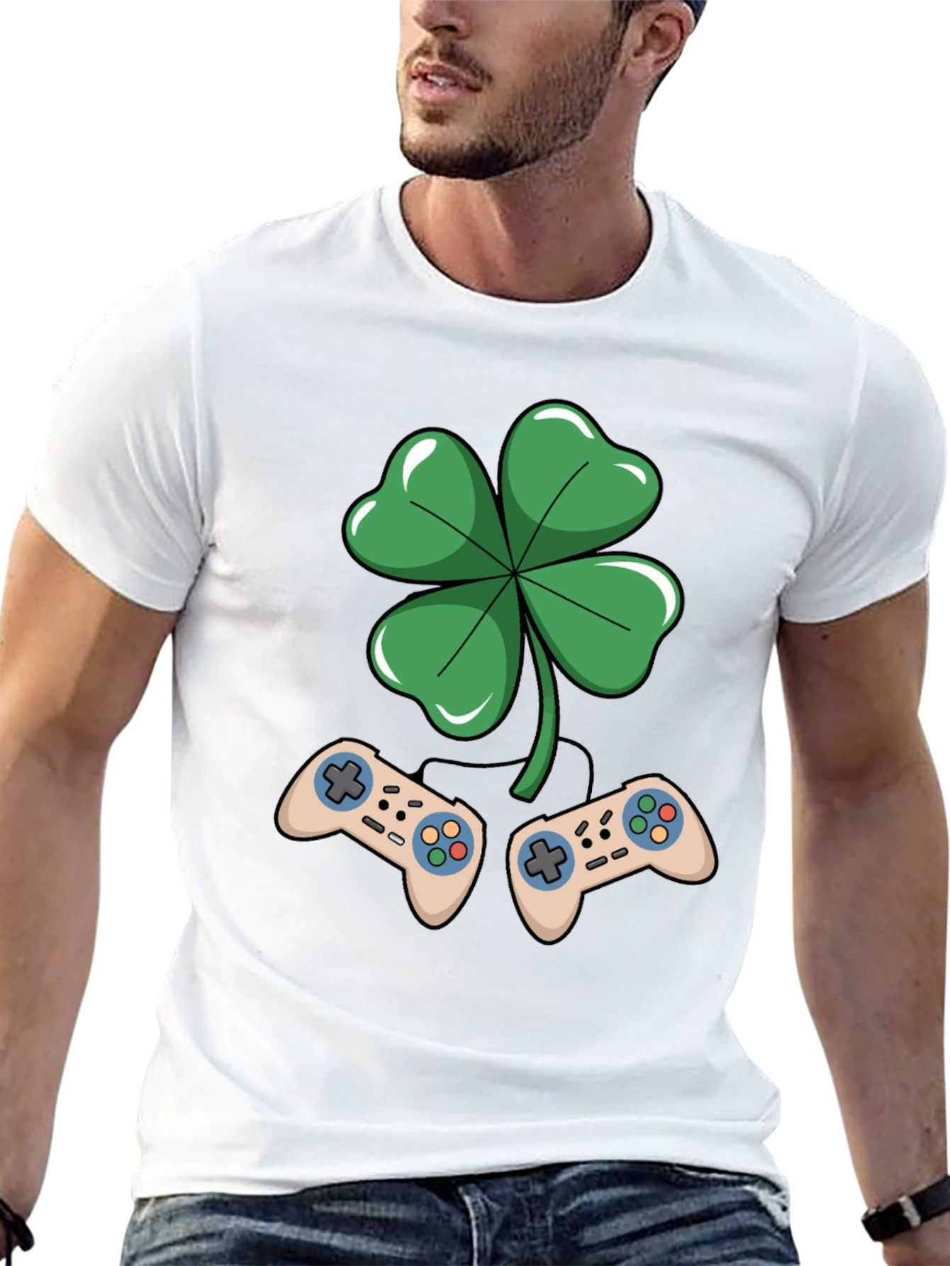 Gamers Lucky Shamrock T-Shirt