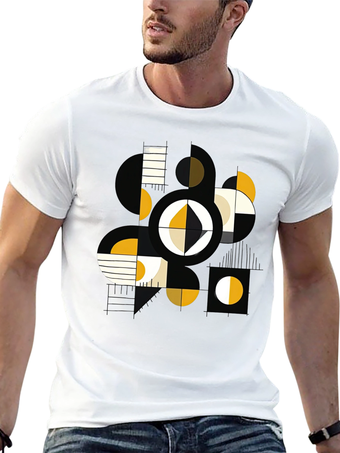 Abstract Geometric Art Tee