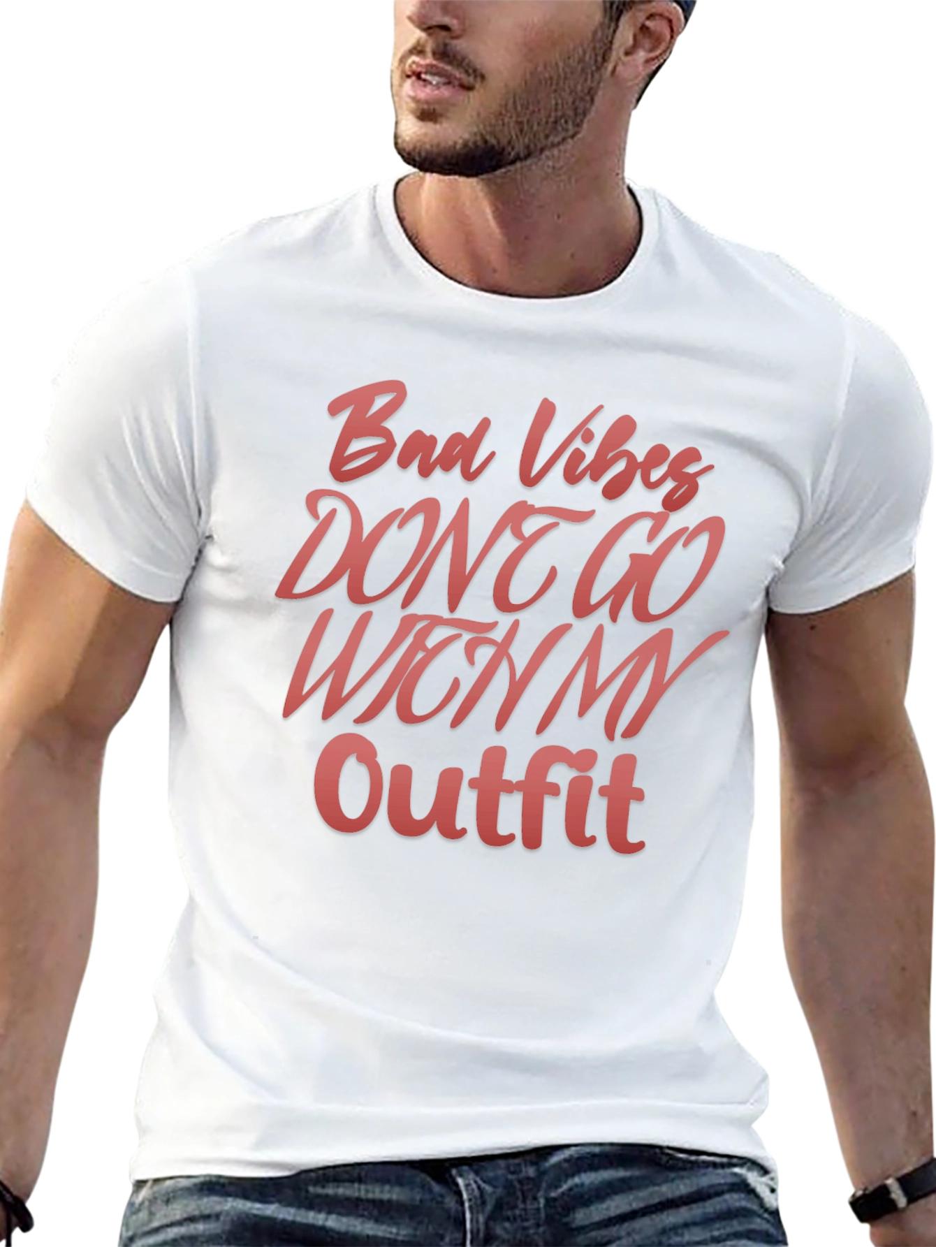 Bad Vibes Outfit T-Shirt - Stylish Graphic Tee