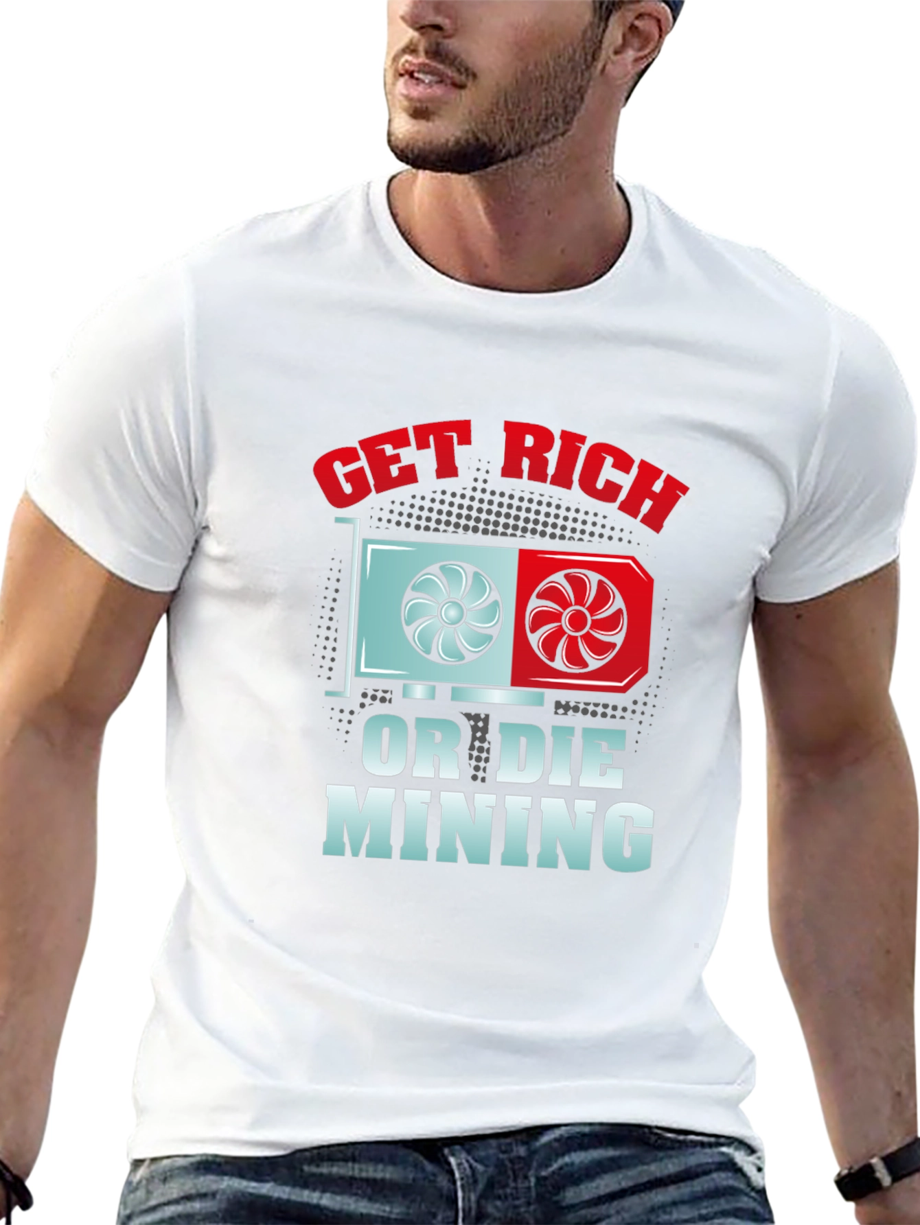 Get Rich or Die Mining T-Shirt
