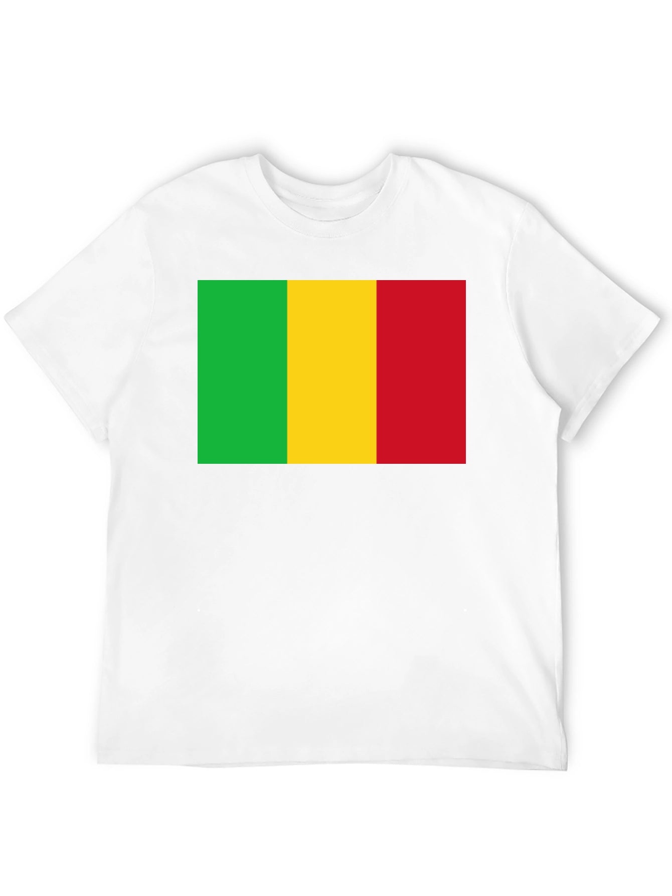 Mali Flag T-Shirt - Black Cotton Tee