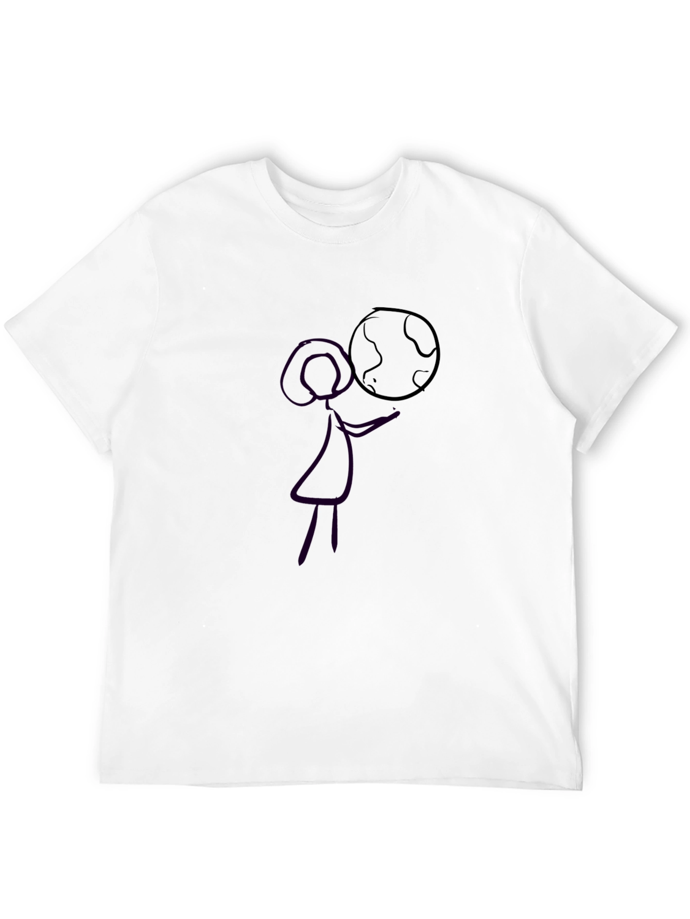Planet in Hand Tee - Unique Graphic T-Shirt