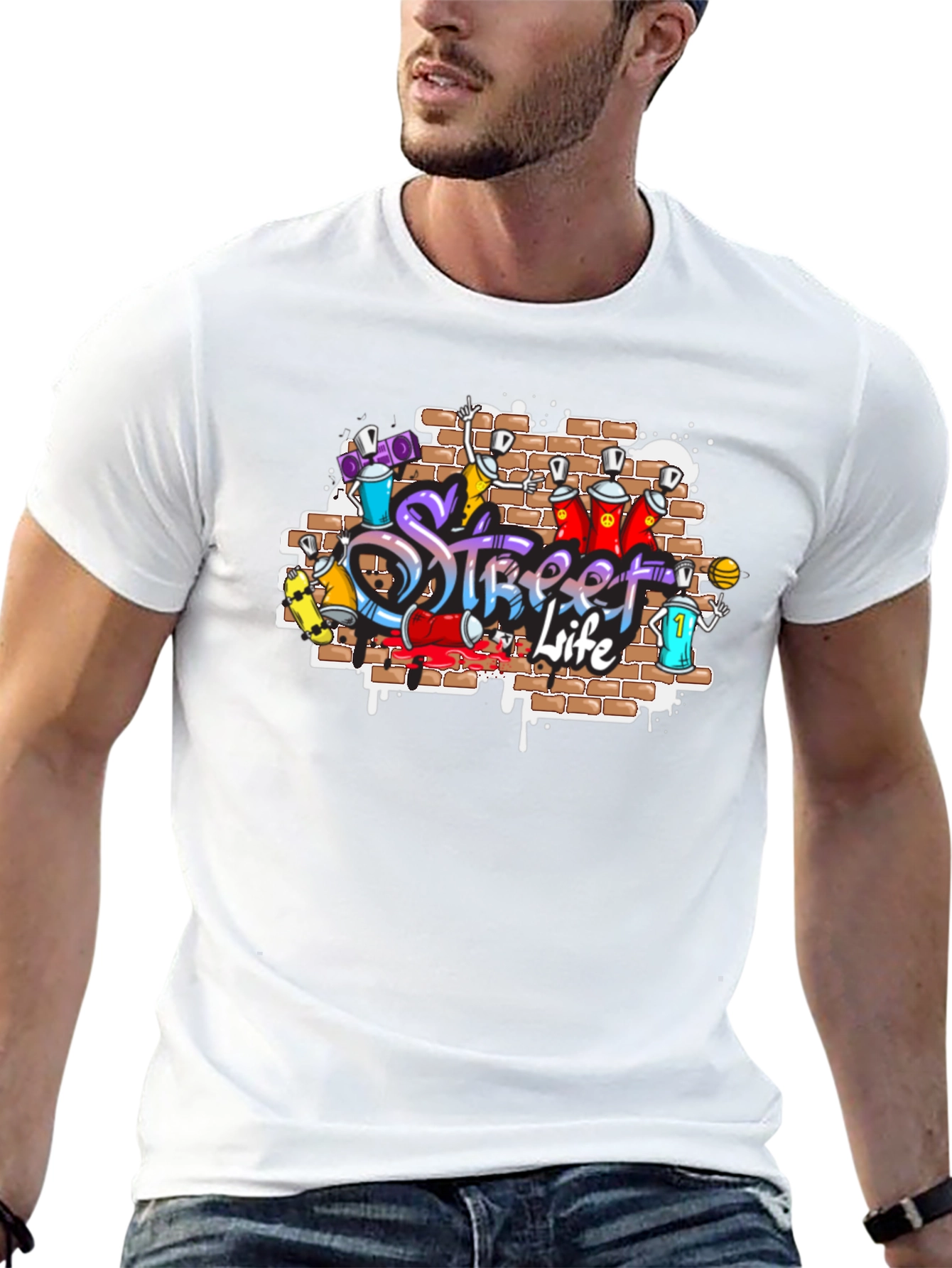 Street Life Graffiti T-Shirt