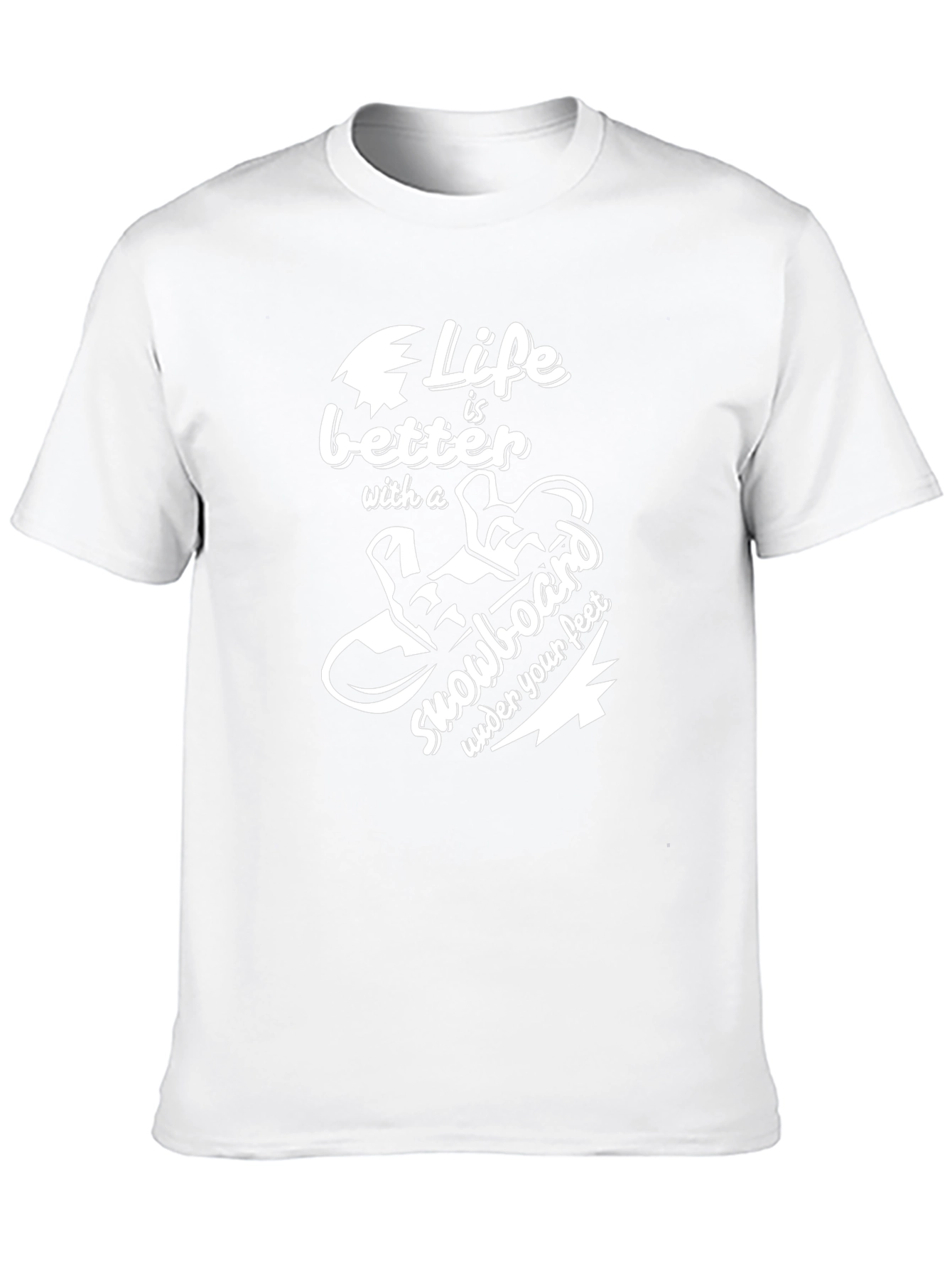 Life is Better Snowboard T-Shirt